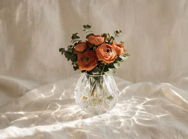 Crystal vase gift